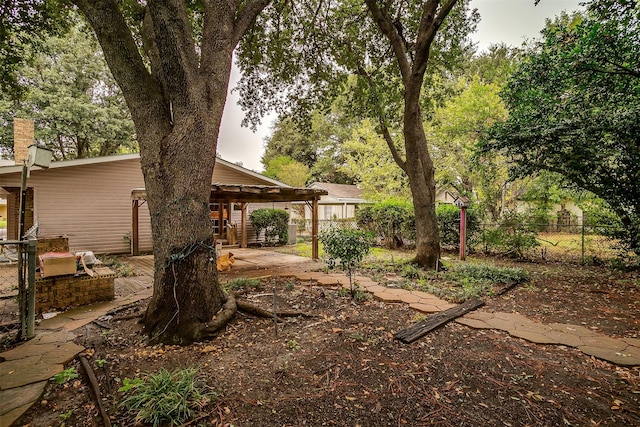 view of yard featuring a patio