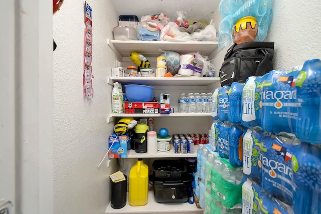 view of pantry