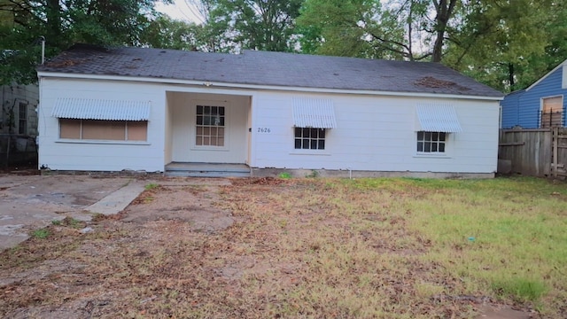 view of rear view of house