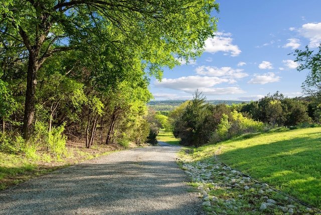 view of road