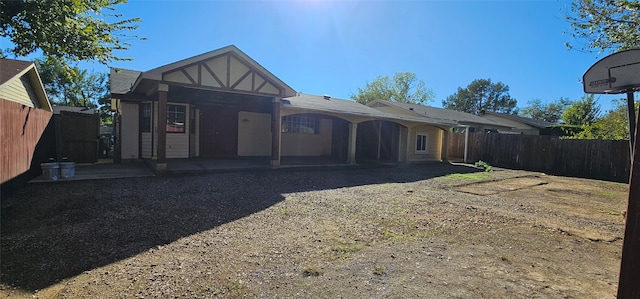 view of front of home