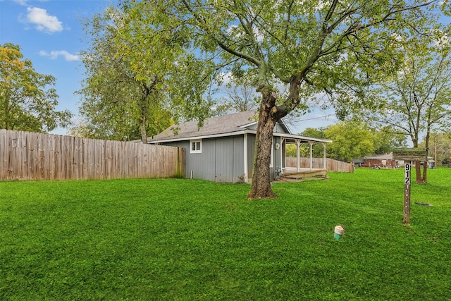 view of yard