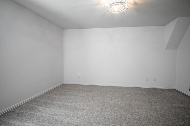 additional living space with carpet