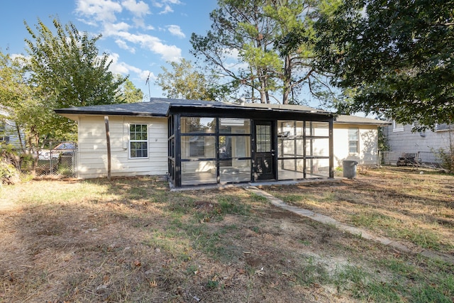 view of back of property