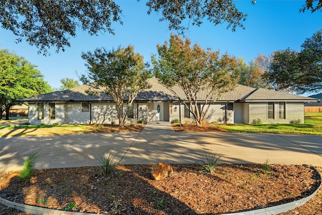 view of ranch-style house