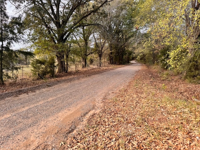 view of road