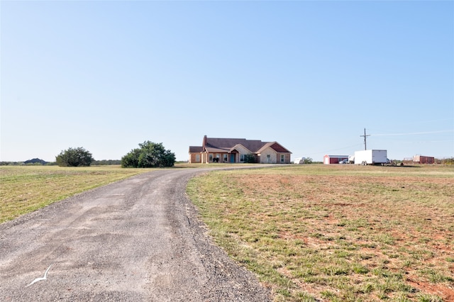 view of front of property