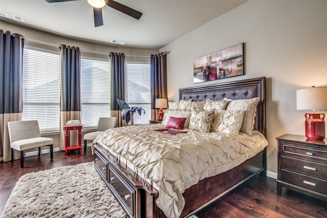 812 Green Coral Dr, Little Elm, TX 75068 - bedroom featuring wood finished floors, baseboards, and ceiling fan