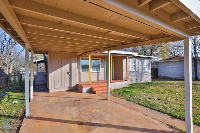 view of patio