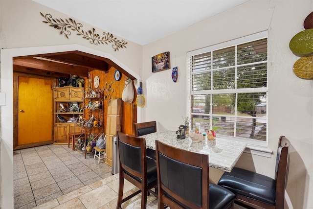 view of dining room