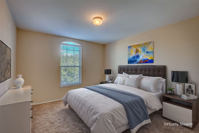 bedroom featuring carpet floors