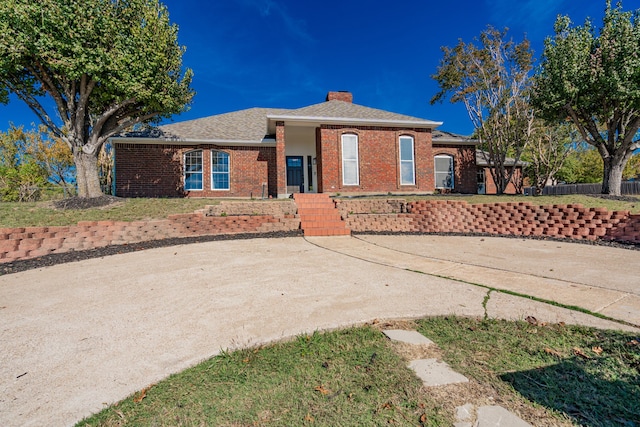 view of ranch-style house