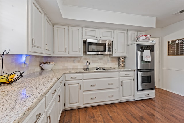 kitchen featuring white cabinetry and stainless steel appliances