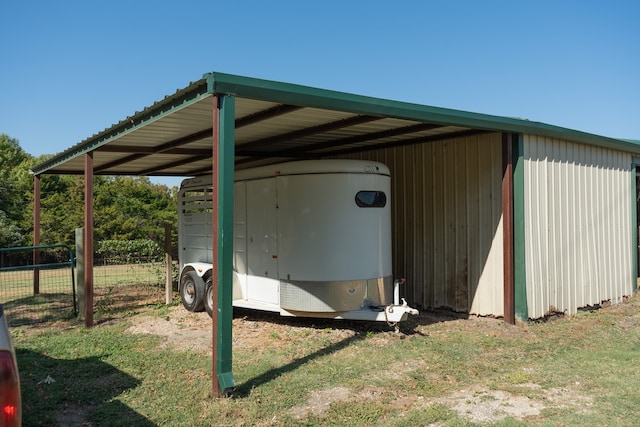 view of vehicle parking