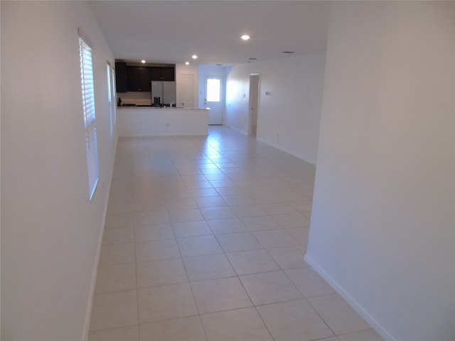 view of tiled spare room