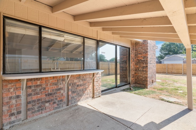 3312 Crater Ln, Plano, TX 75023 - view of patio / terrace with fence