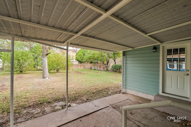 view of patio