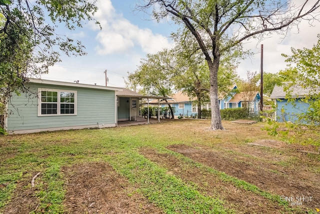 view of yard