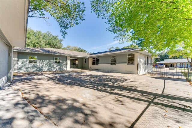 view of rear view of property