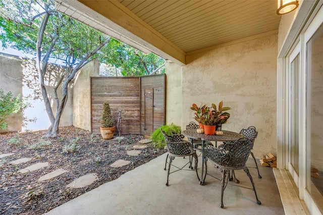 view of patio / terrace