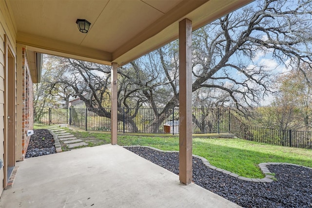 view of patio