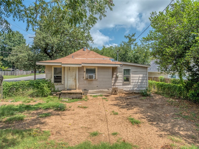 view of rear view of property