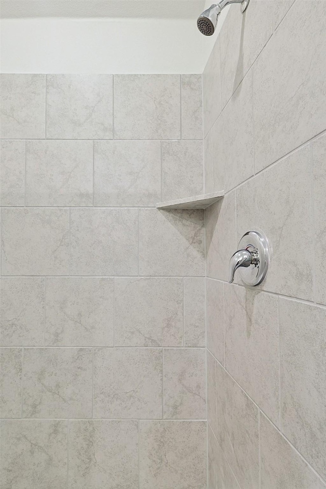 details featuring tiled shower