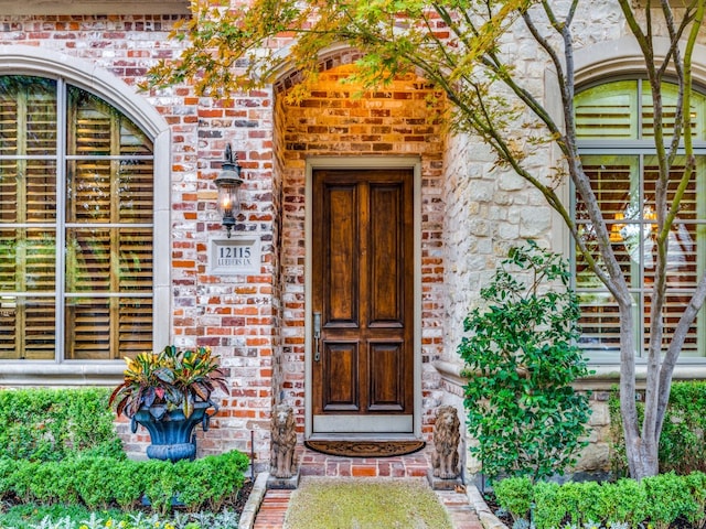 view of entrance to property