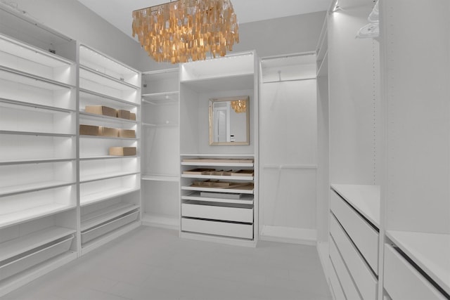1719 Silver Marten Trl, Arlington, TX 76005 - spacious closet with a notable chandelier