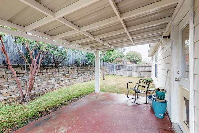 view of patio