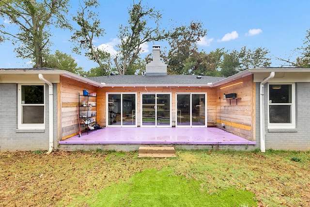 view of patio with a deck