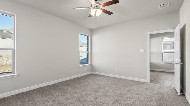 bathroom featuring hardwood / wood-style flooring, walk in shower, and vanity