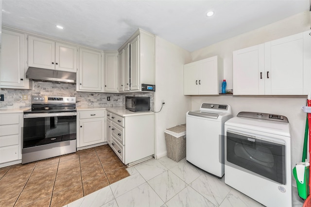 laundry area featuring separate washer and dryer