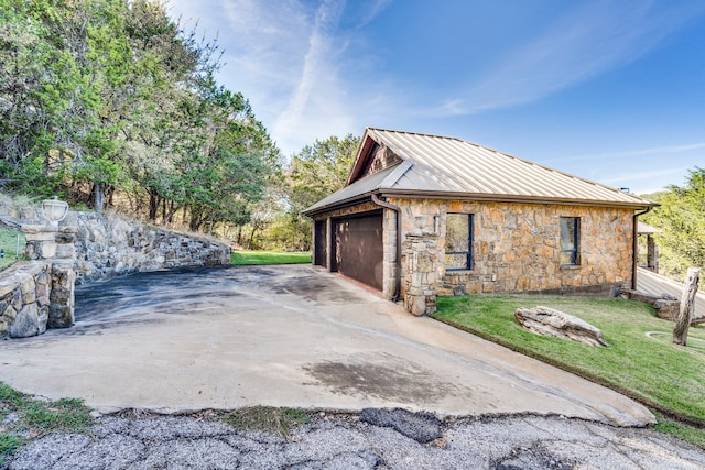 1133 Brackeen Dr, Graford, TX 76449 - view of detached garage