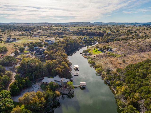 1133 Brackeen Dr, Graford, TX 76449 - aerial view of property's location with a large body of water