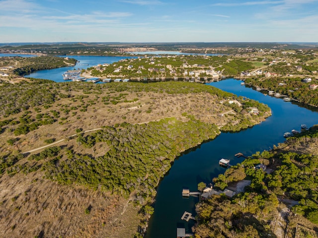 1133 Brackeen Dr, Graford, TX 76449 - aerial view of property and surrounding area featuring a nearby body of water
