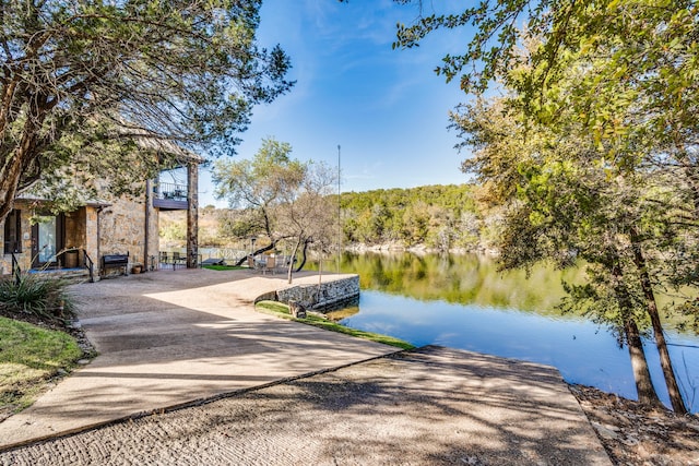 1133 Brackeen Dr, Graford, TX 76449 - dock area featuring a boat ramp and a water view
