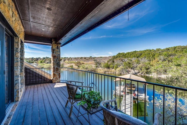 1133 Brackeen Dr, Graford, TX 76449 - balcony with a water view