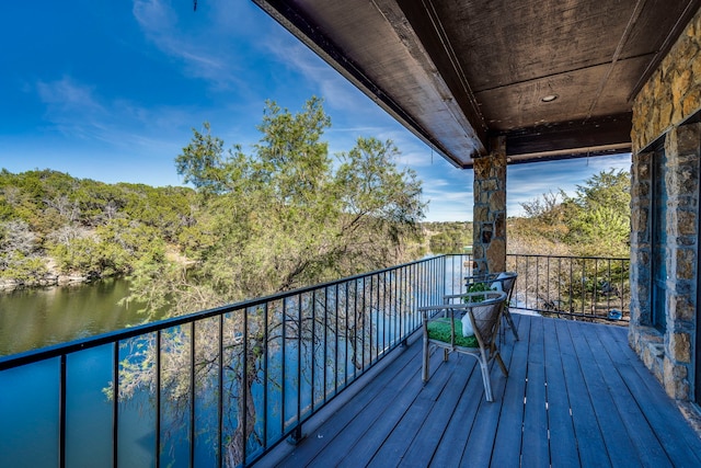 1133 Brackeen Dr, Graford, TX 76449 - balcony with a water view