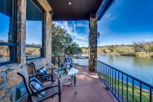 1133 Brackeen Dr, Graford, TX 76449 - balcony with a water view