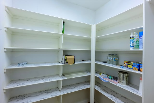 view of pantry