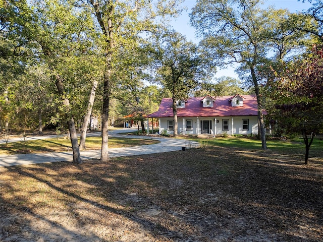 view of front of property