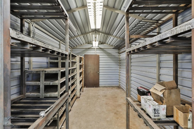 view of storage