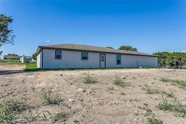 view of rear view of property