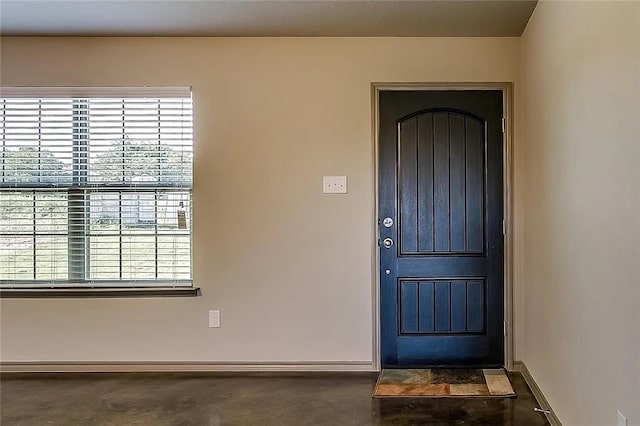 view of foyer entrance