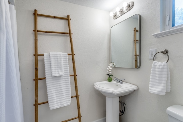 bathroom with toilet