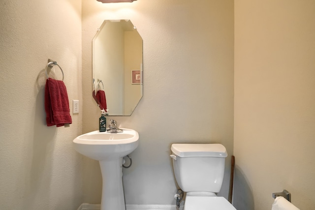 bathroom with toilet