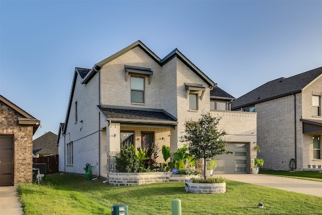 view of front of house featuring a front yard