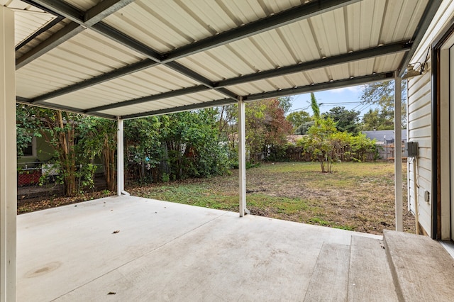 view of patio