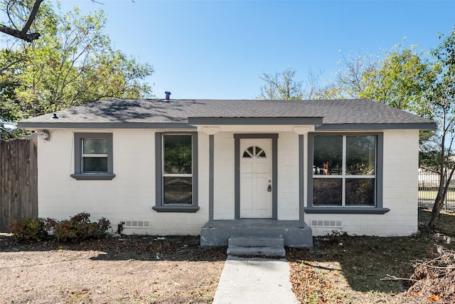 view of front of property